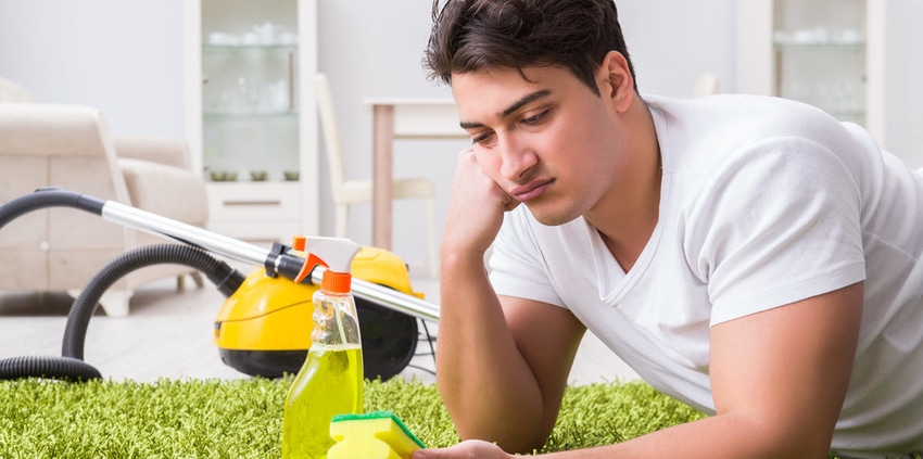 Man Regrets DIY Cleaning Mistakes
