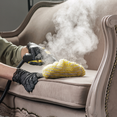 Microfiber couch suitable for DIY care