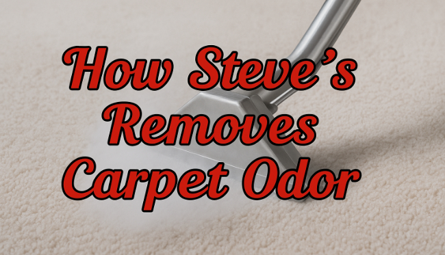 How Steve's Removes Carpet Odor
