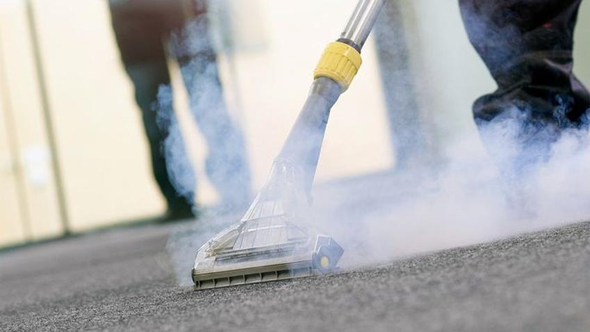 Steam Cleaning Machine in Action