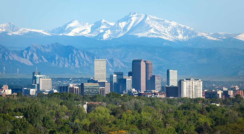 Denver, Colorado skyline