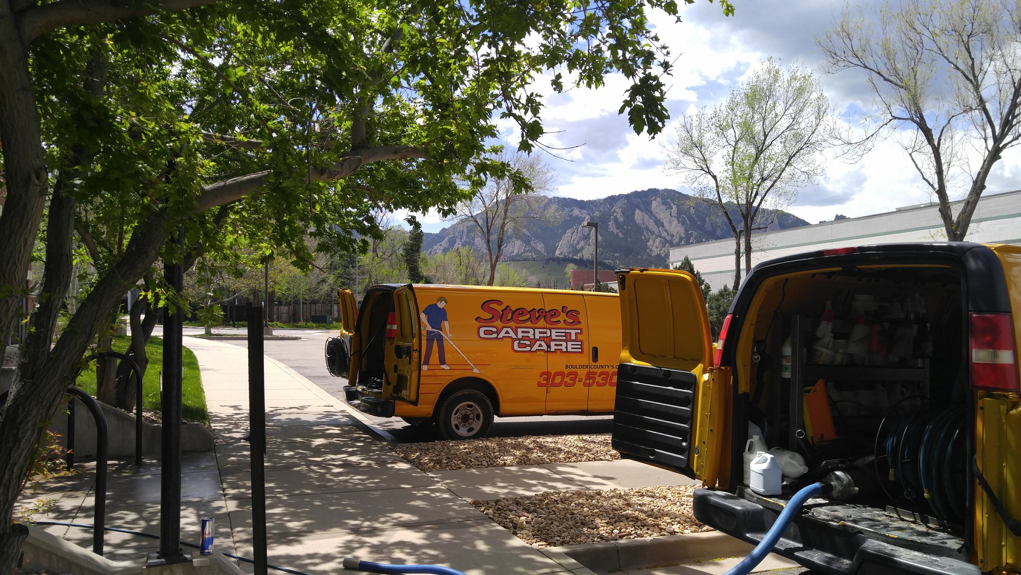 Steve's Carpet Care &amp; Restoration Vans In Louisville, CO