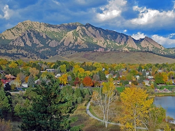 View of Table Mesa in Boulder, CO